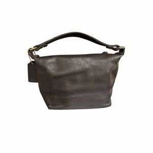 Coach Vintage Black Leather Bag | Classic Mini Hobo | USA Made